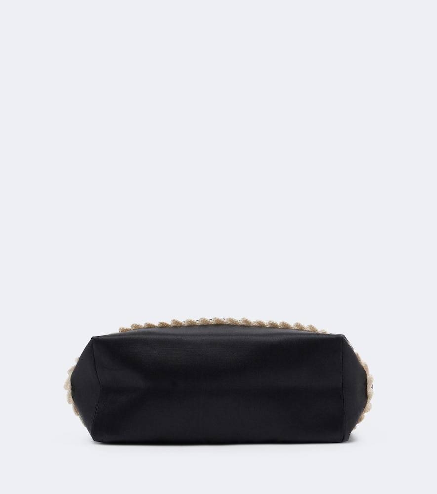 Magda Butrym Clutch con croché - negro - Talla Única