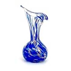 MAZZEGA ART & DESIGN Murano-glasvas, blåst eller handgjord av hantverkare. Varje del är ett unikt konstverk som är 14–21 cm högt. Tillverkad i Italien-Murano (MIX 29, 14–21 cm.)