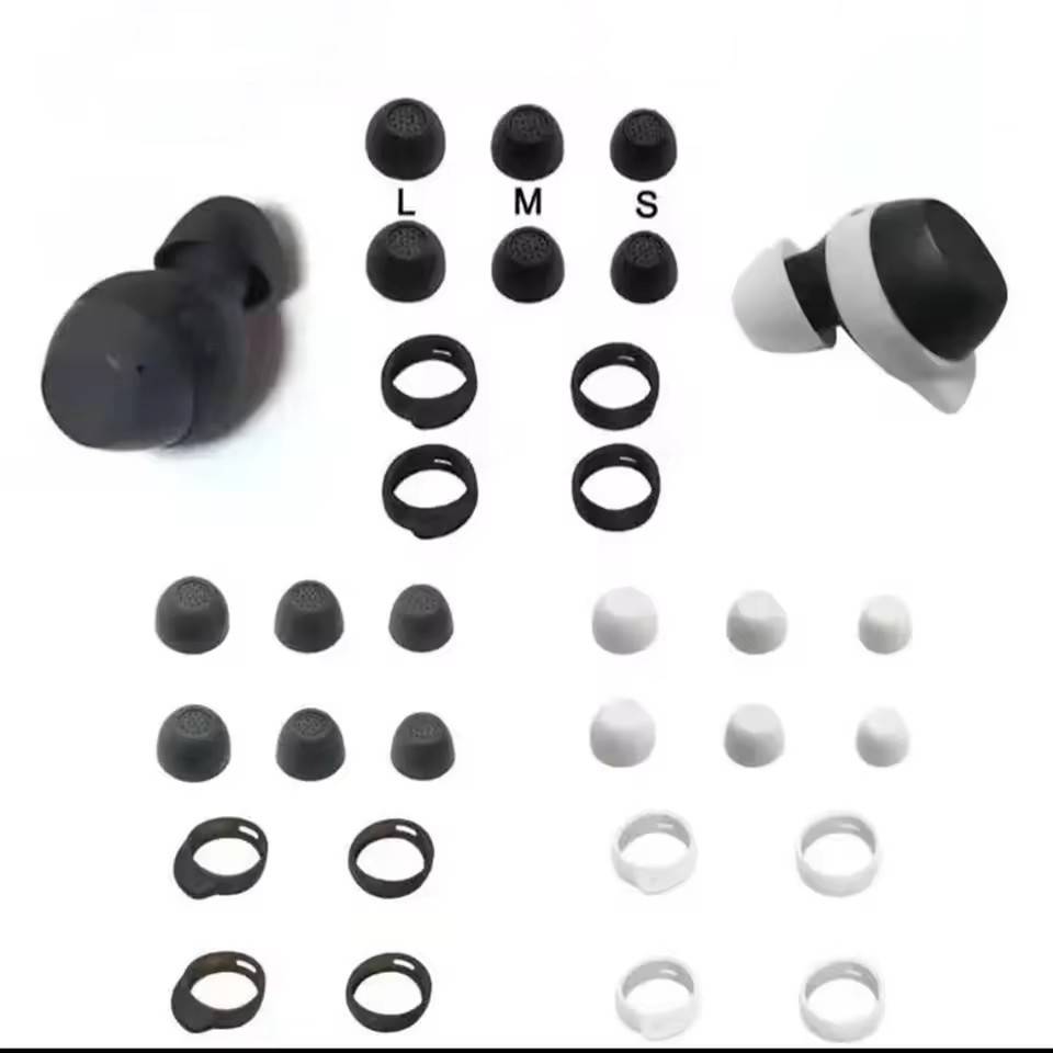 Eartips Ear Hooks For Samsung Galaxy Buds FE SM-R400N Soft Silicone Flexible Earbuds Earplug Earphone Ear Tips Wing Replacement