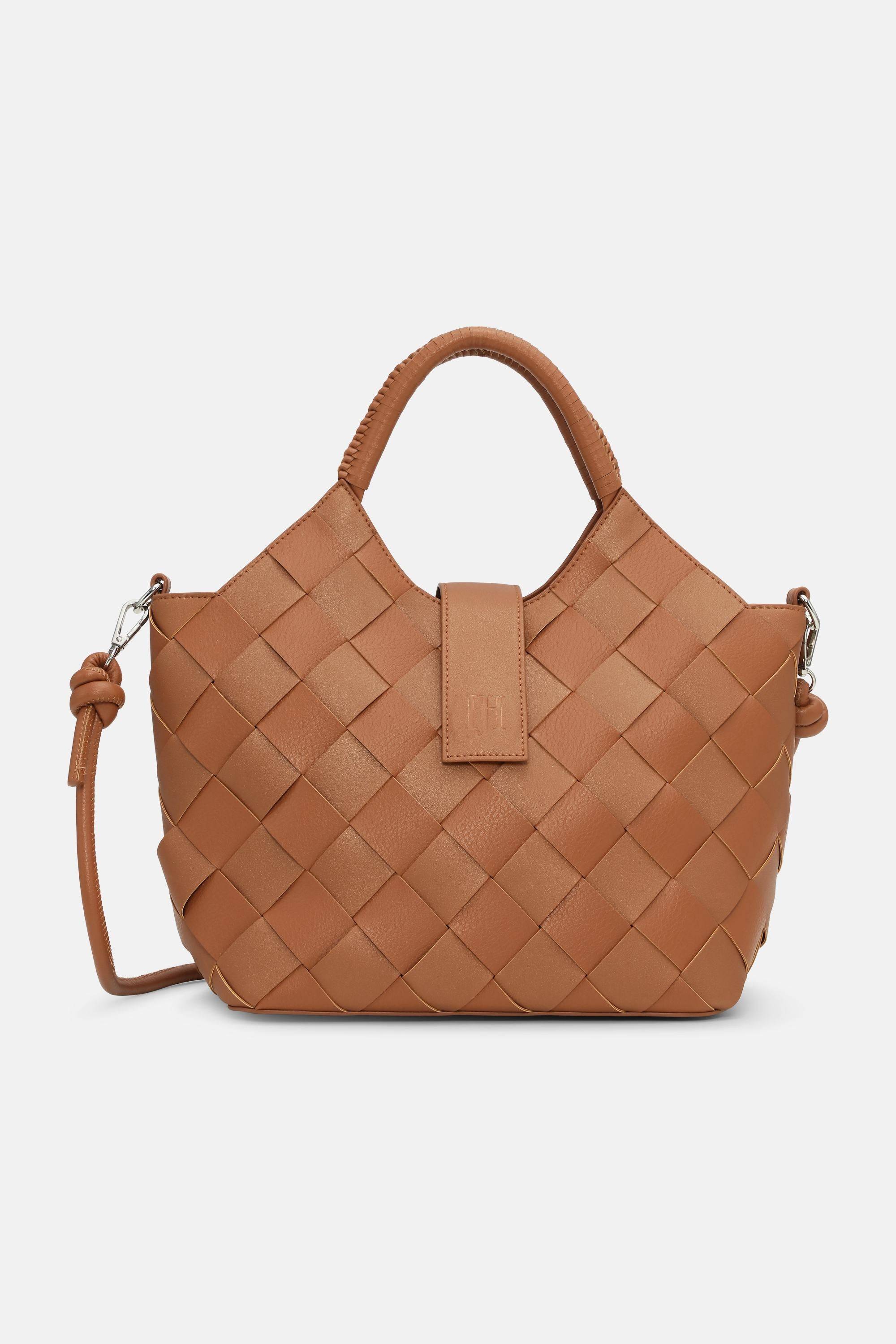 Flettet Taske - Cognac