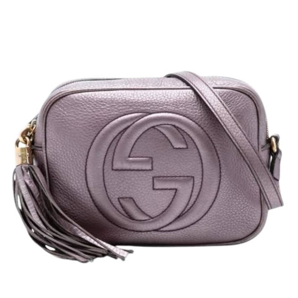 Gucci Vintage Pre-owned Soho Disco Crossbody Taske - Vintage - Dame - Lilla - ONE SIZE - Uld