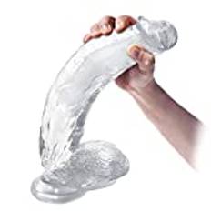 Analplugg xxxxxxl dido realistisk dildo transparent mantel sexleksaker stor dildo dildo eichel mastubrator realistisk stora män testiklar penis stimulat