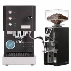 Profitec GO Mat Sort Espressomaskine Inkl. Eureka Mignon Libra Chrome/Mat Sort Espressokværn