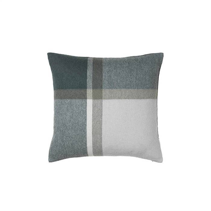 Elvang Manhattan pude - 50x50 cm - Evergreen/botanic green - inkl. fyld