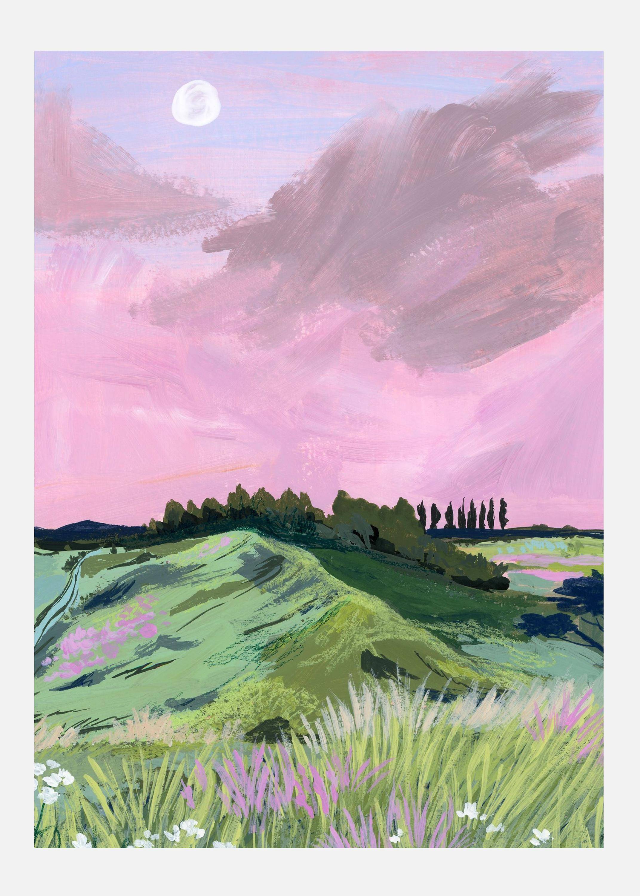 Morning Calm Canvastavla (100x140 cm)