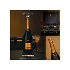Bollinger 007 Limited Edition, 2007 Magnum (1,5 liter) i Globe-Trotter Air Cabin Case, Brut, Champagne, Frankrig