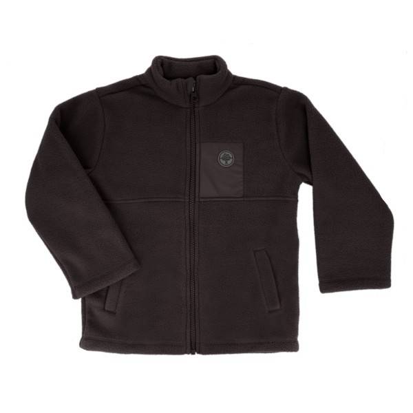 maximo Kid's Fleece Jacke m.  Taschen Fleecejacka Barn Storlek 122/128 Färg svart