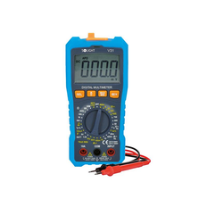Multimeter V31 SOLIGHT med AC/DC strøm- og spændingsmåling, modstand, frekvens, kapacitet, temperatur