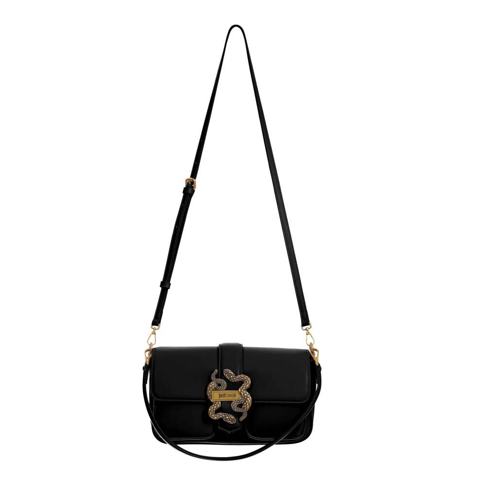 Just Cavalli Skuldertaske - Tasker - Dame - Sort - ONE SIZE - Uld