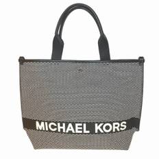 Michael Kors Pre-owned, Pre-owned, Dame, Grå, ONE SIZE, Tyl, Pre-owned canvas håndtasker