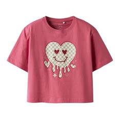 Name it T-shirt - NkfKaren - Rapture Rose - Name It - 7-8 år (122-128) - T-Shirt