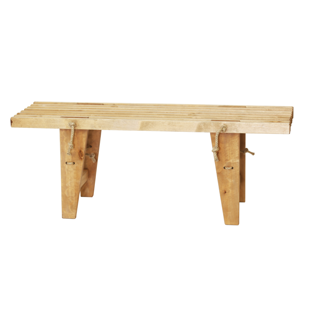 Bänk Ecobench 120 cm Björk oljad ljusbrun