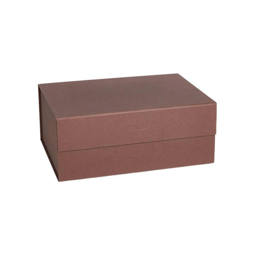 OYOY Hako Förvaringslåda A4 Förvaringslåda Dark Caramel