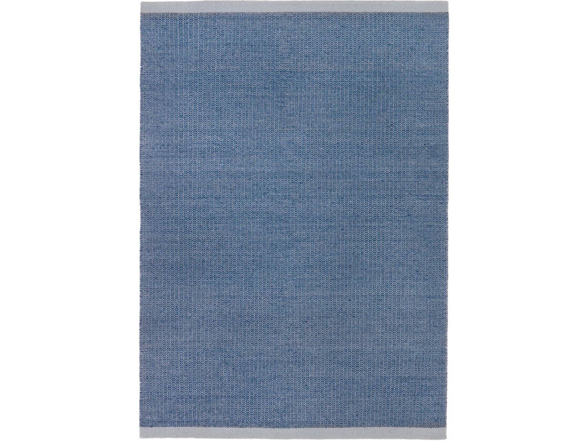 Fabula Living - Balder tæppe - B140 x L200 cm / 1629 - Grey/Midnight Blue