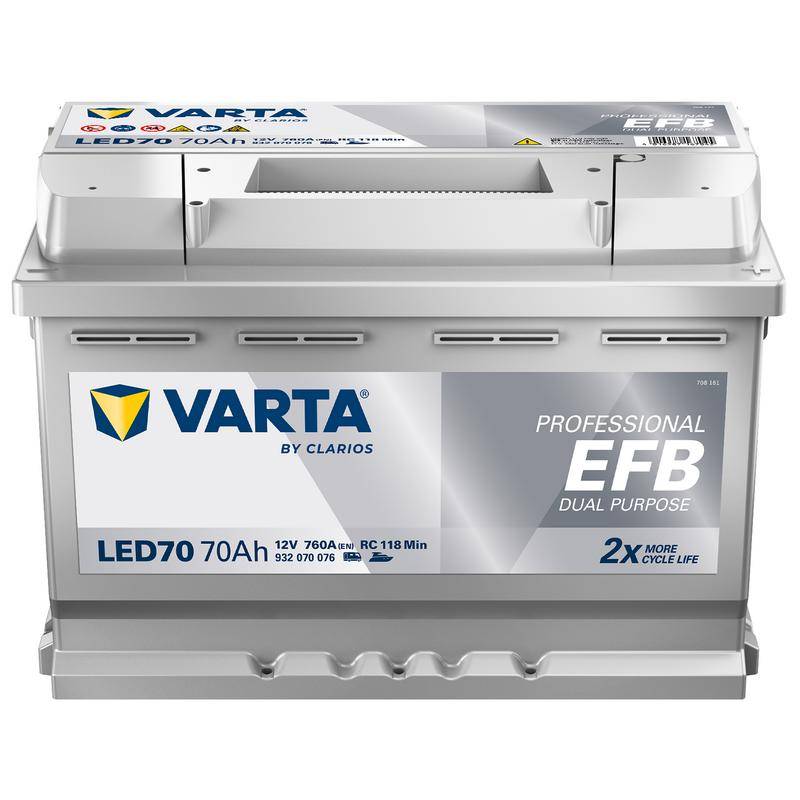 Batteri Varta Efb 70ah 760cca