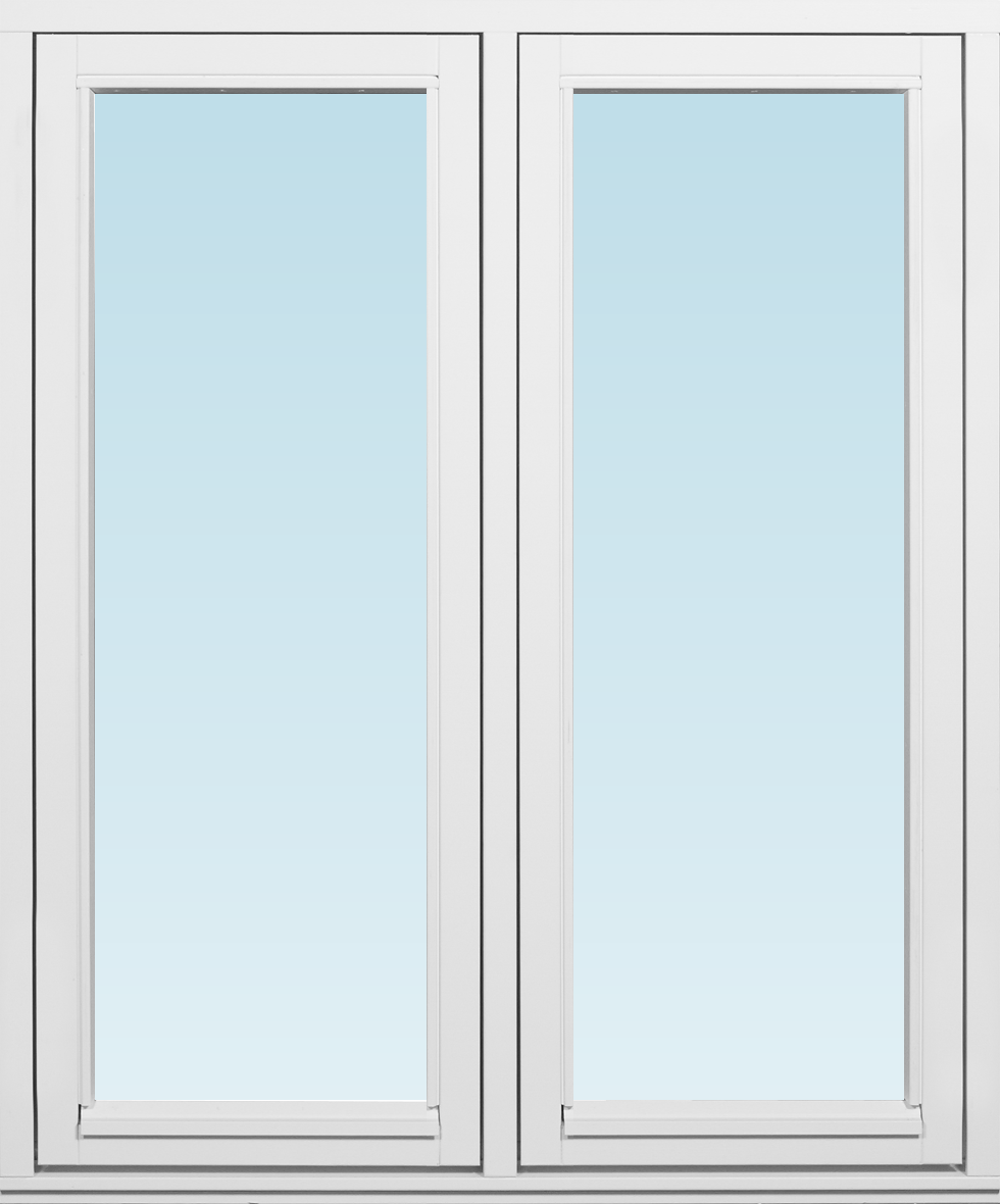 Svenska Fönster SF sidohängt fönster utåtgående 980x1180mm  2-luft, insida trä utsida trä, 2-glas  (10x12)