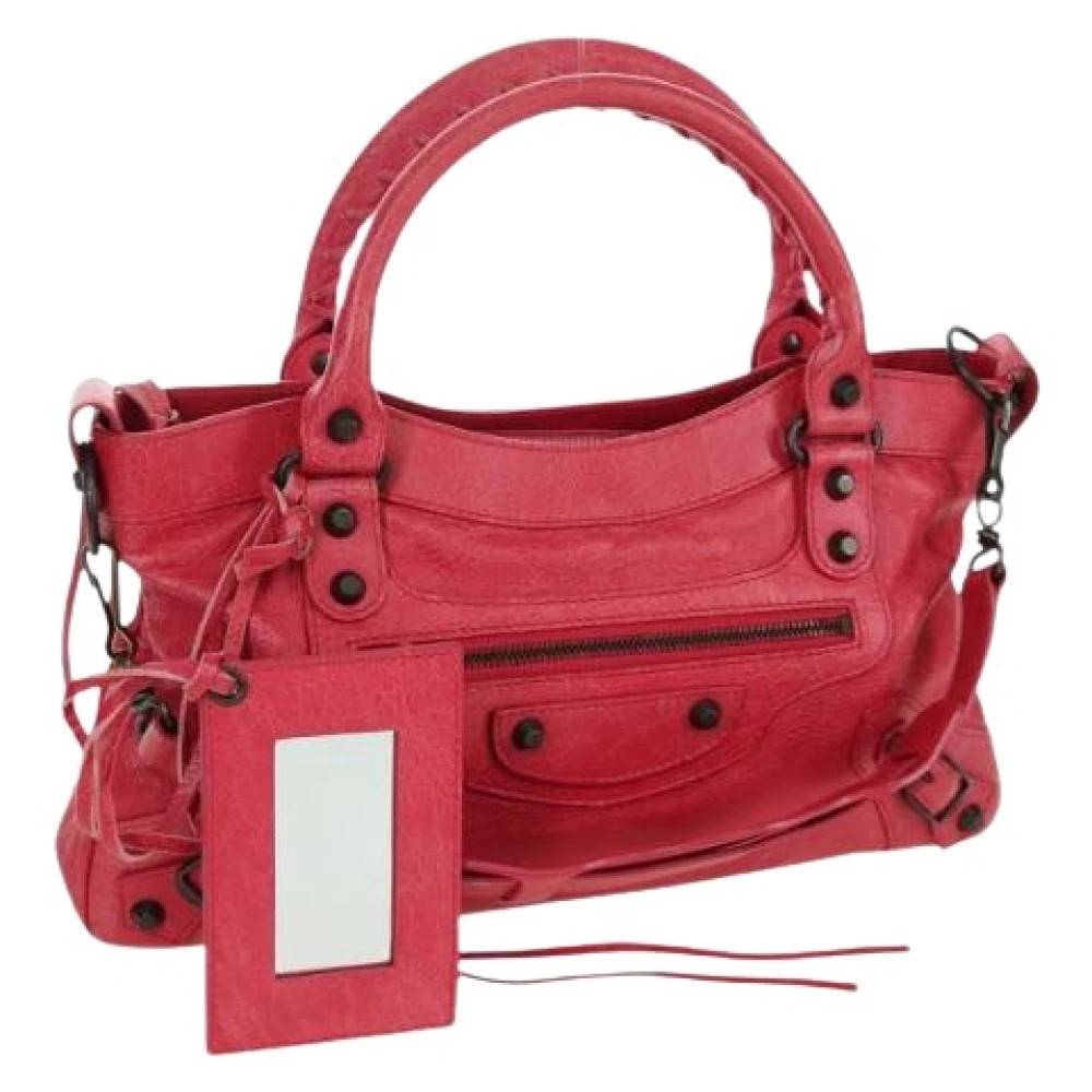 Balenciaga Vintage Pre-owned Vintage Håndtaske - Vintage - Dame - Rød - ONE SIZE - Uld