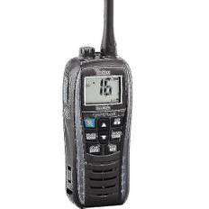 IC-M25 Marine VHF-radio - Metalgrå, letvægts, flydende og håndholdt - WELLNGS