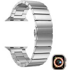 stainless steel  watchband chain iwatch accessories silver 49mm Ultra for Apple smart watch straps bands for apple watches