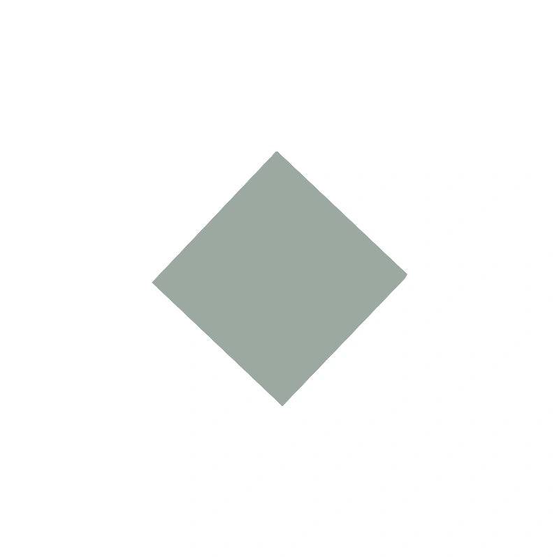 Fliser - Kvadrat 5 x 5 cm, lysegrøn
