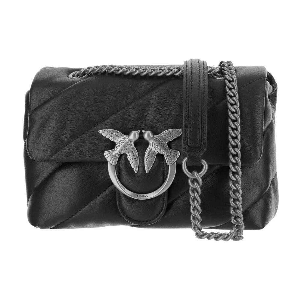Pinko - Love Mini Puff Bag Väskor - Dam - ONE Size - Läder