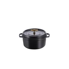 Cocotte gryde, sort/messing • Buster + Punch