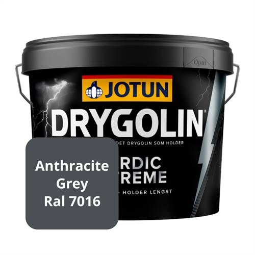 JOTUN DRYGOLIN NORDIC EXTREME træbeskyttelse - Anthracite Grey Ral 7016.