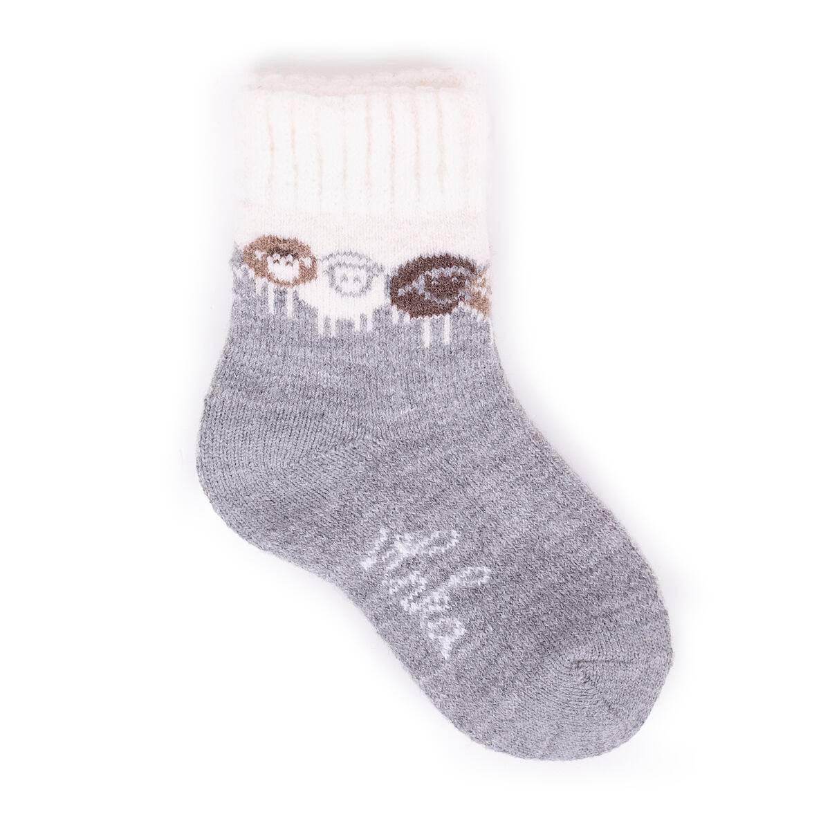 Børnesokker Merino fårebande hvid størrelse sokker 29-30