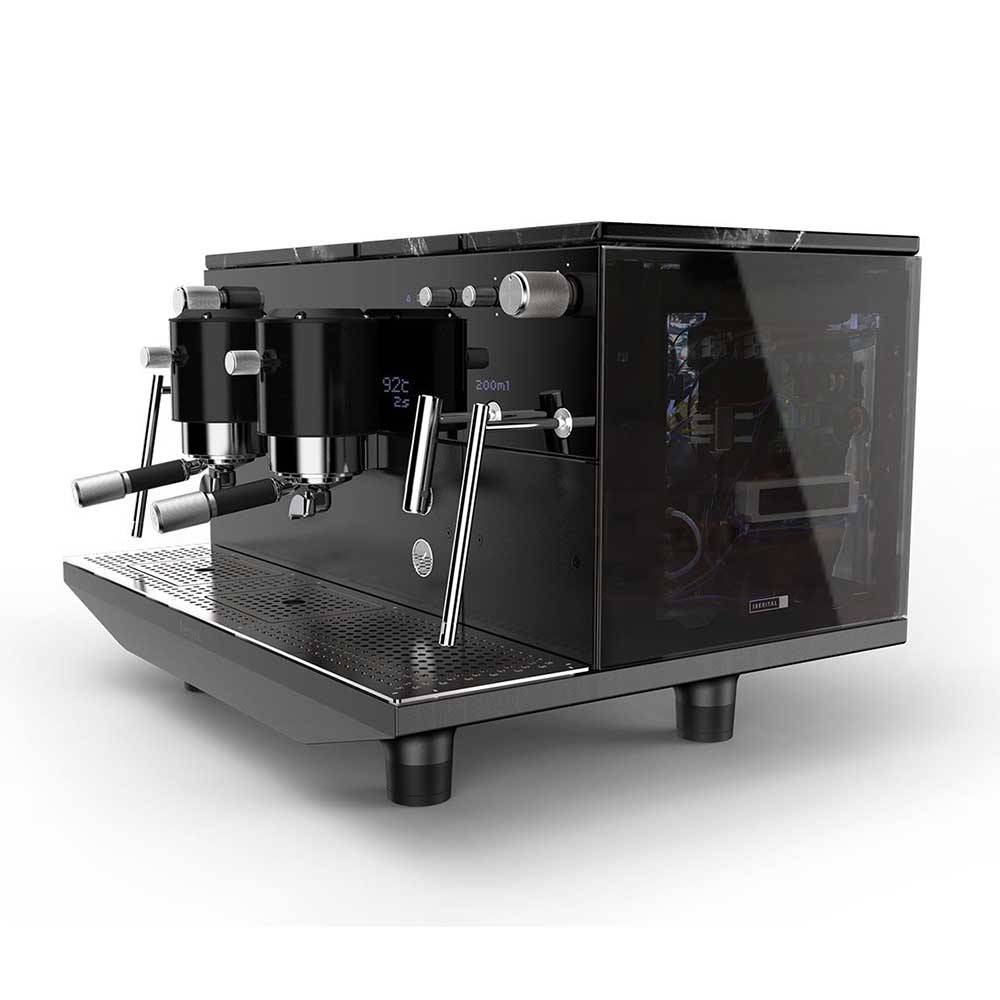Iberital -VISION - Espressomaskin - GLASS - 2 gruppsmodell