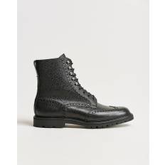 Crockett & Jones Islay Scotch Grain Vibram Boot Black Calf