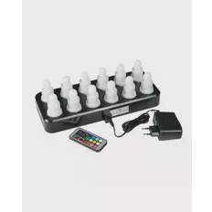 Duni LED lys 12stk - Varm hvid & Multicolor