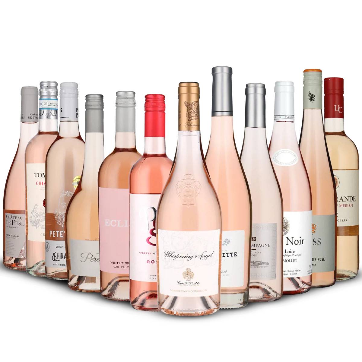 Smagekasse Kæmpe rosé smagekasse (12 flasker)