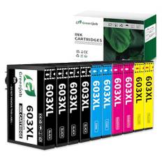 Greenjob 603XL Druckerpatronen für Epson 603 Tintenpatronen Kompatibel mit Epson Expression Home XP-2100 XP-2105 XP-3100 XP-3105 XP-4100 XP-4155 Workforce WF-2810 WF-2830 WF-2835 WF-2850 (10er-Pack)