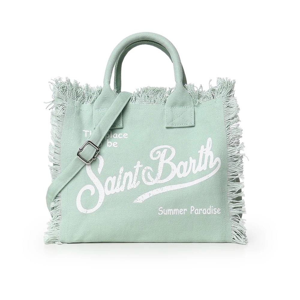 MC2 Saint Barth Canvas Tote Bag - Tasker - Dame - Grøn - ONE SIZE - Bomuld