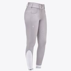 High Waist Silicon Breeches - Ljusgrå, Cavalleria Toscana