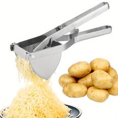 TEMU 1pc Heavy Duty Potato Masher Stainless Steel Commercial Potato Masher And Masher Home And Kitchen Tools