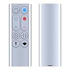 GOUYESHO ny ersättningsfjärrkontroll för Dyson Pure Hot+ Cool Purifying Heater HP00 HP01, artikelnummer 967197-13 (silver)