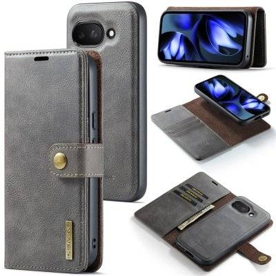 DG.MING 2-in-1 Magnet Wallet Google Pixel 9a Brown