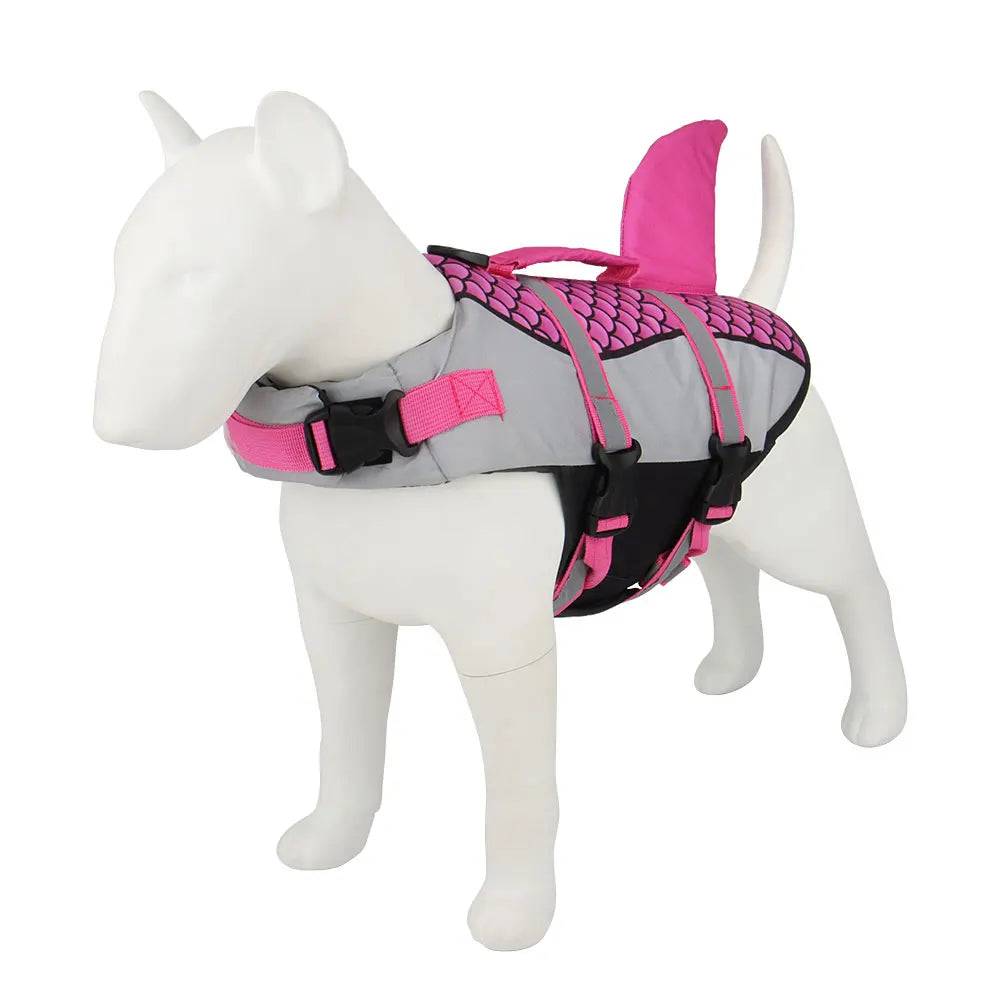 Shark Swim Vest & Life Jacket for Dogs - Rose / XS / HB (XS)