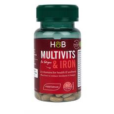 Holland & Barrett - Multivitaminer & Jern - 60 tabletter (EAN 5059604689468)