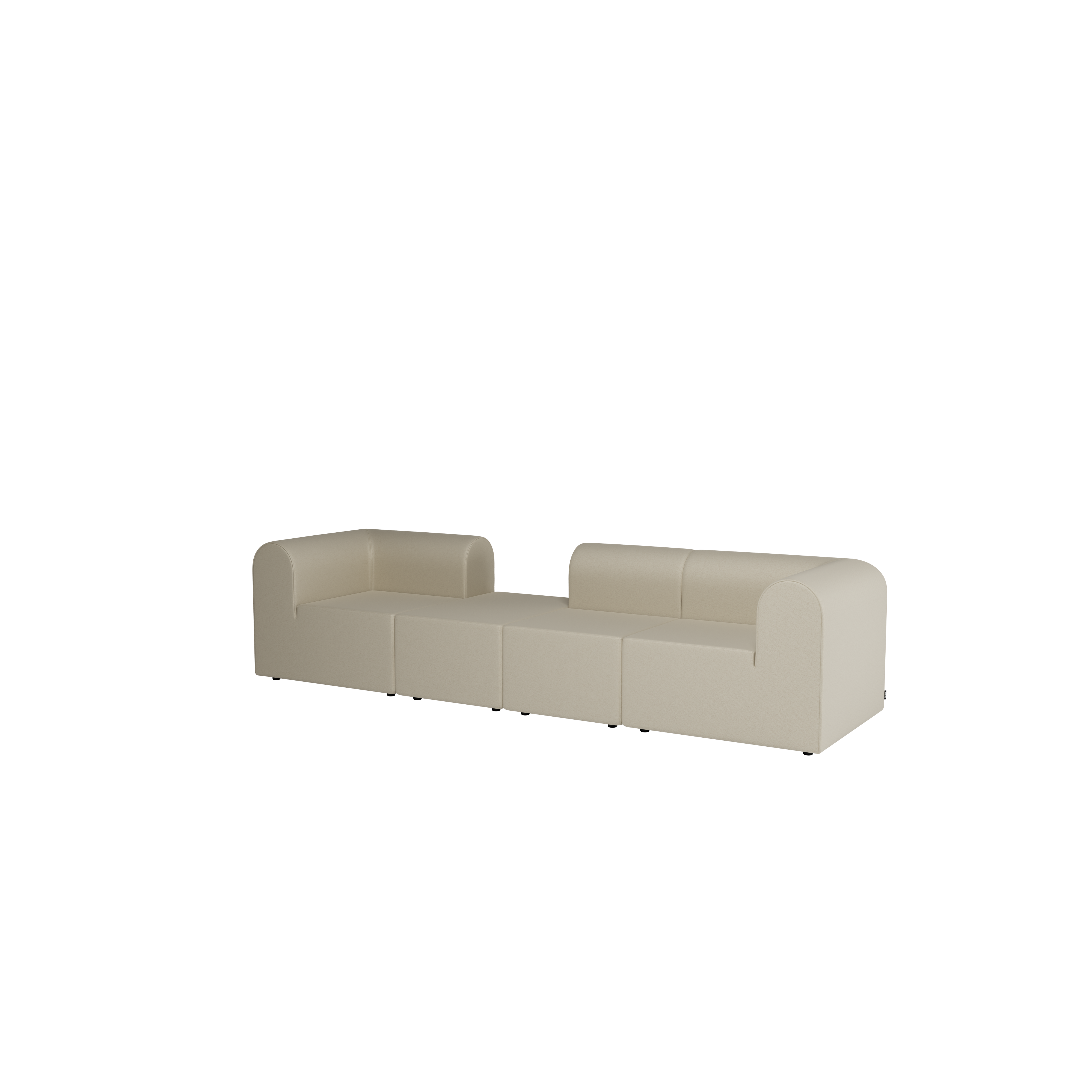 Paradigm 4-personers sofa med armlæn fra Montana Vidar 146 - Jacobsen Plus