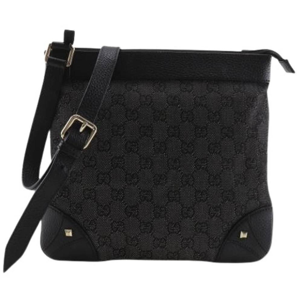 Gucci Vintage Pre-owned Canvas gucci-tasker - Vintage - Dame - Sort - ONE SIZE -