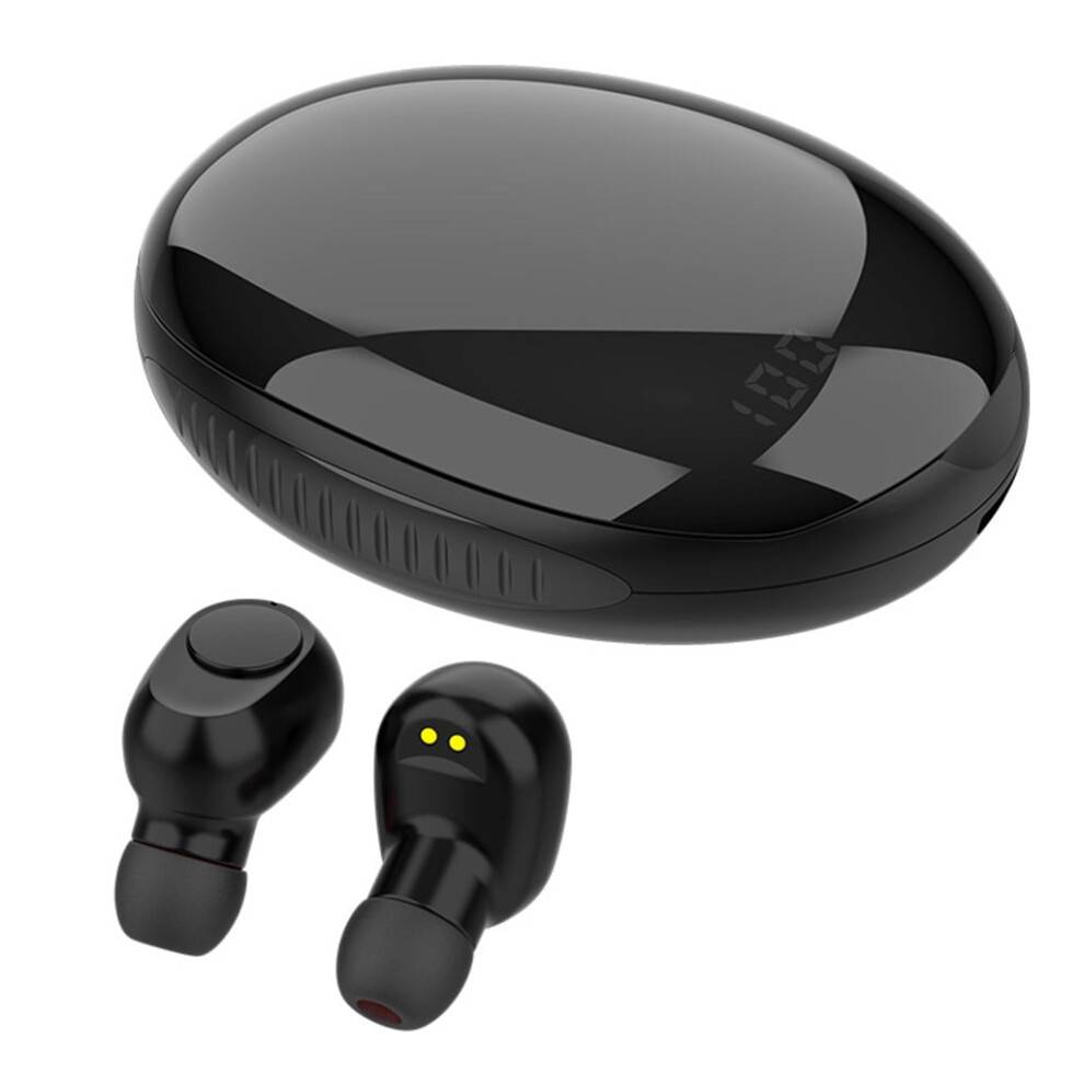 Bluetooth 5.0 Ægte trådløse mini stereo sport hovedtelefoner In-ear ørepropper, Bluetooth headset