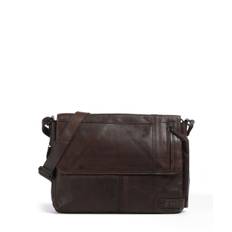 Spikes & Sparrow Apache Deen Messenger bag mörkbrun