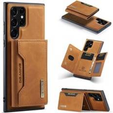Detachable Leather Magnetic Card Pocket Phone Case for Galaxy S22 S23 Ultra Luxury Wallet Case For Samsung S22 Ultra