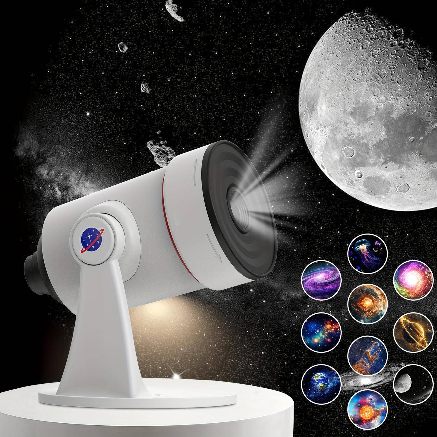 4K Planetarium NASA Rymdprojektor Galaxy Lampa
