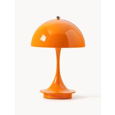 Bærbar dæmpbar LED-bordlampe Panthella H 24 cm, design Verner Panton