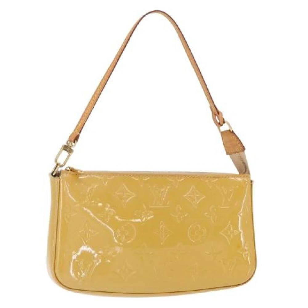 Louis Vuitton Vintage Pre-owned Vintage Skuldertaske - Vintage - Dame - Gul - ONE SIZE - Uld