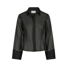 Neo Noir - Skjorte - Rosa Organza Shirt - Black