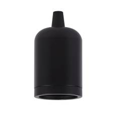 Lumiere Abode Lampholder & Deeper Shade Ring in Black